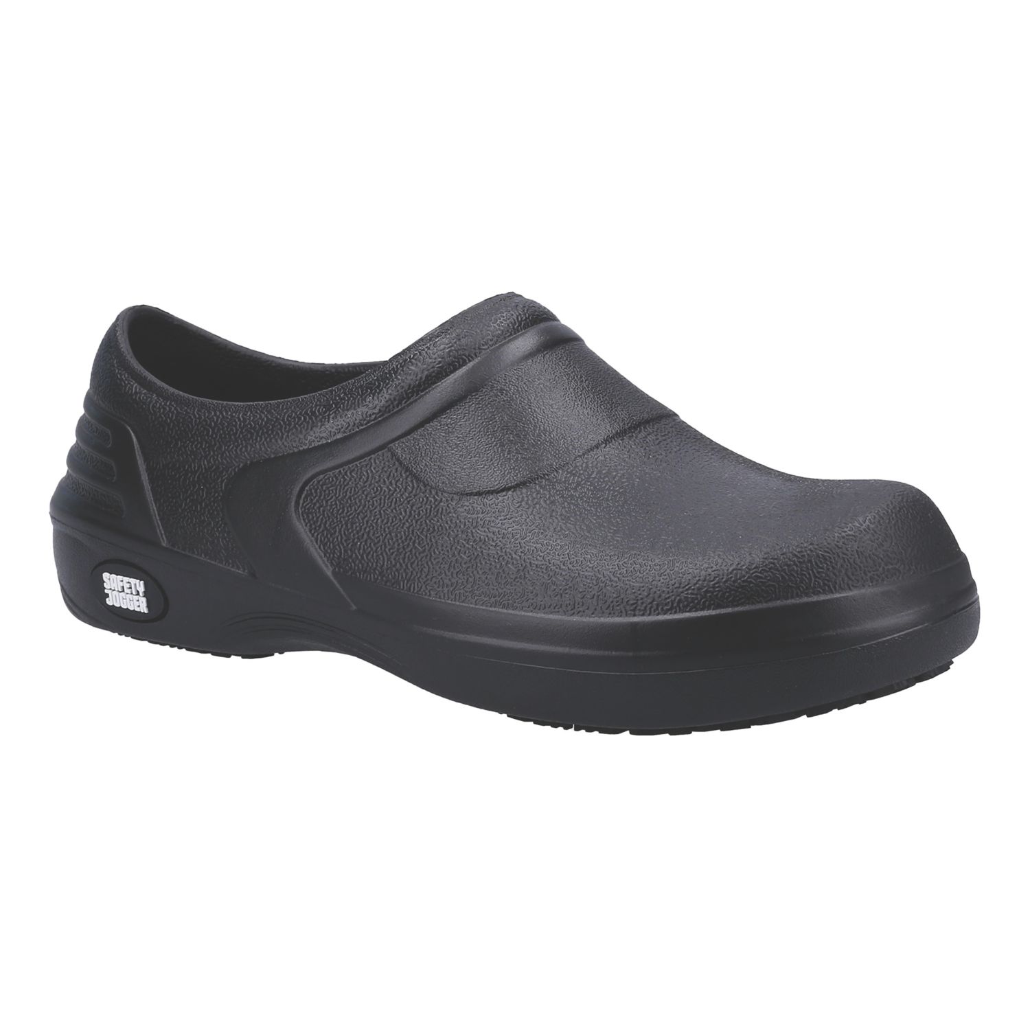 Safety Jogger BESTCLOG OB Size 10.5 Black Water-Resistant Slip-On Occupational Work Shoes (389YR)