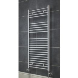 Palermo 15mm x 1/2" Chrome Straight Traditional Manual Radiator Valve Head & Body  2 Pack