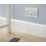 MK Logic Plus 13A 2-Gang DP Switched Socket + 2.1A  2-Outlet Type A USB Charger White