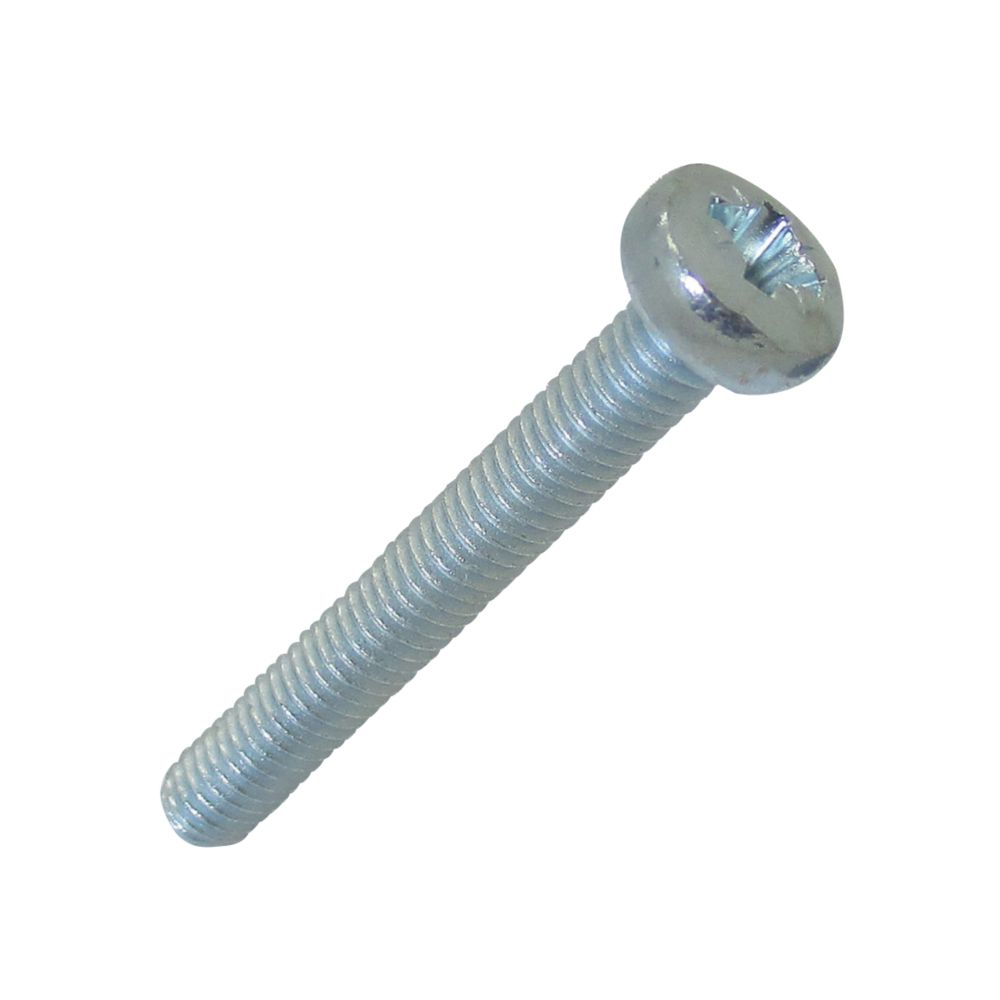 FixitFlo M4 X 30mm Inter Screws For Securing Units - Steel, Zinc Finish, Pozi Raised Flanged Head (Multi-pack Available)