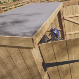 Rowlinson Heritage 6' x 2' 6" (Nominal) Pent Timber Bike Store