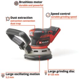 Einhell Professional TP-RS 18/32 Li BL 125mm 18V Li-Ion Power X-Change Brushless Cordless Random Orbital Sander - Bare