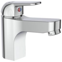 Ideal Standard Esino Chrome 135mm Cloakroom Lever Mono Basin Mixer Tap  With Clicker Waste