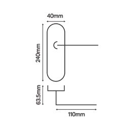 Smith & Locke Bigbury Fire Rated Lever Lock Door Handle Pair Antique Brass