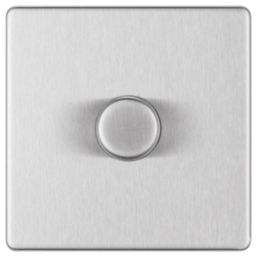 LAP  1-Gang 2-Way LED Dimmer Switch  Brushed Stainless Steel