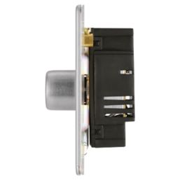 LAP  1-Gang 2-Way LED Dimmer Switch  Brushed Stainless Steel
