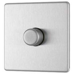 LAP  1-Gang 2-Way LED Dimmer Switch  Brushed Stainless Steel