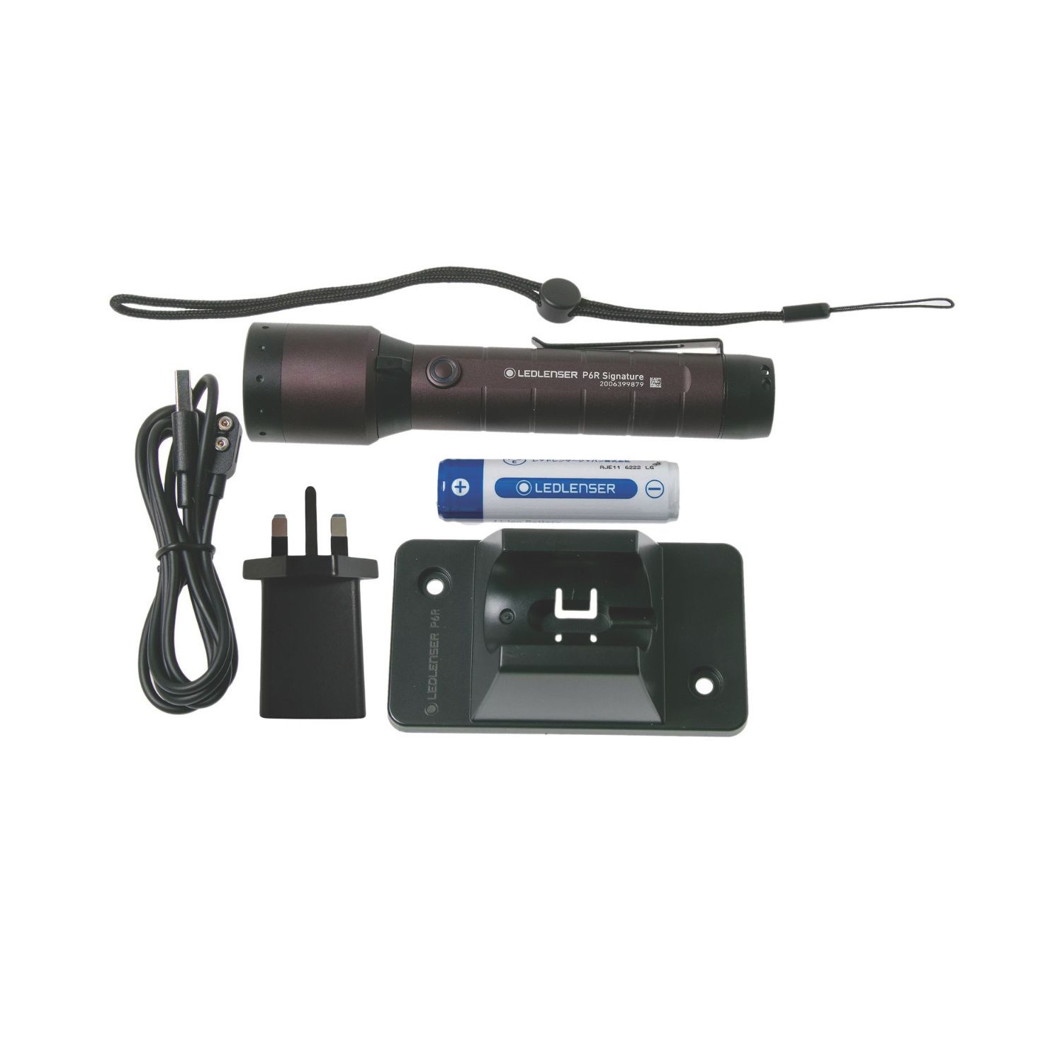 LEDlenser P6R Signature Rechargeable LED Torch Espresso 1400lm (390RA)