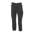 Apache Bancroft Work Trousers Black/Grey 36" W 29" L