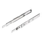 Essentials Steel Full Extension Self-Closing Ball Bearing Drawer Runners 400mm 2 Pack