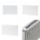 Flomasta 600mm x 1000mm 4560BTU White Type 21 Convector Radiator