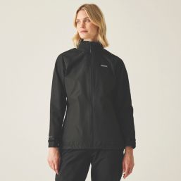 Regatta Daysha II Waterproof & Breathable Womens Jacket Black Size 10