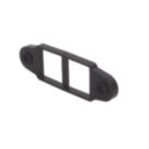 FloPlast RCS9B uPVC Square Spacer Bracket Black 65mm
