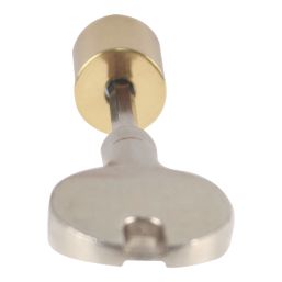 Smith & Locke  40mm Sash Stops Polished Brass 2 Pack