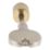 Smith & Locke  40mm Sash Stops Polished Brass 2 Pack