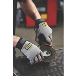 Stanley Performance Fingerless Gloves Grey Large