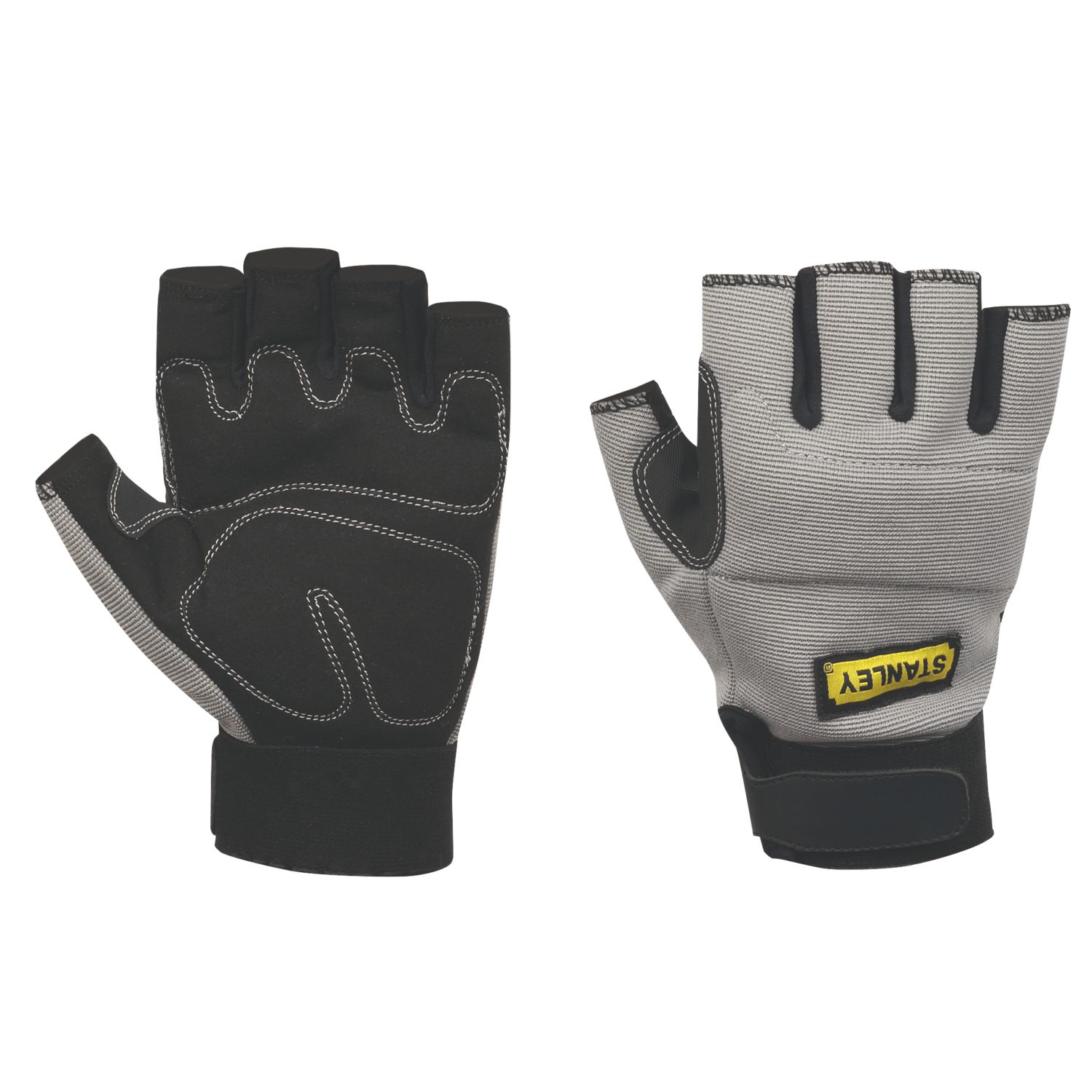 Stanley Performance Fingerless Gloves Grey Large (39112)
