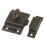 Essentials Cupboard Latch Florentine Bronze 54mm x 54mm