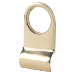 Smith & Locke  Polished Brass Cylinder Door Pull Latch 40mm