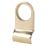 Smith & Locke  Polished Brass Cylinder Door Pull Latch 40mm