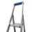 Zarges Aluminium 2.08m 7 Step Platform Step Ladder