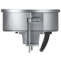 Knightsbridge  13A 1-Gang SP Switched Socket + 4.0A 20W 2-Outlet Type A & C USB Charger Stainless Steel with Grey Inserts