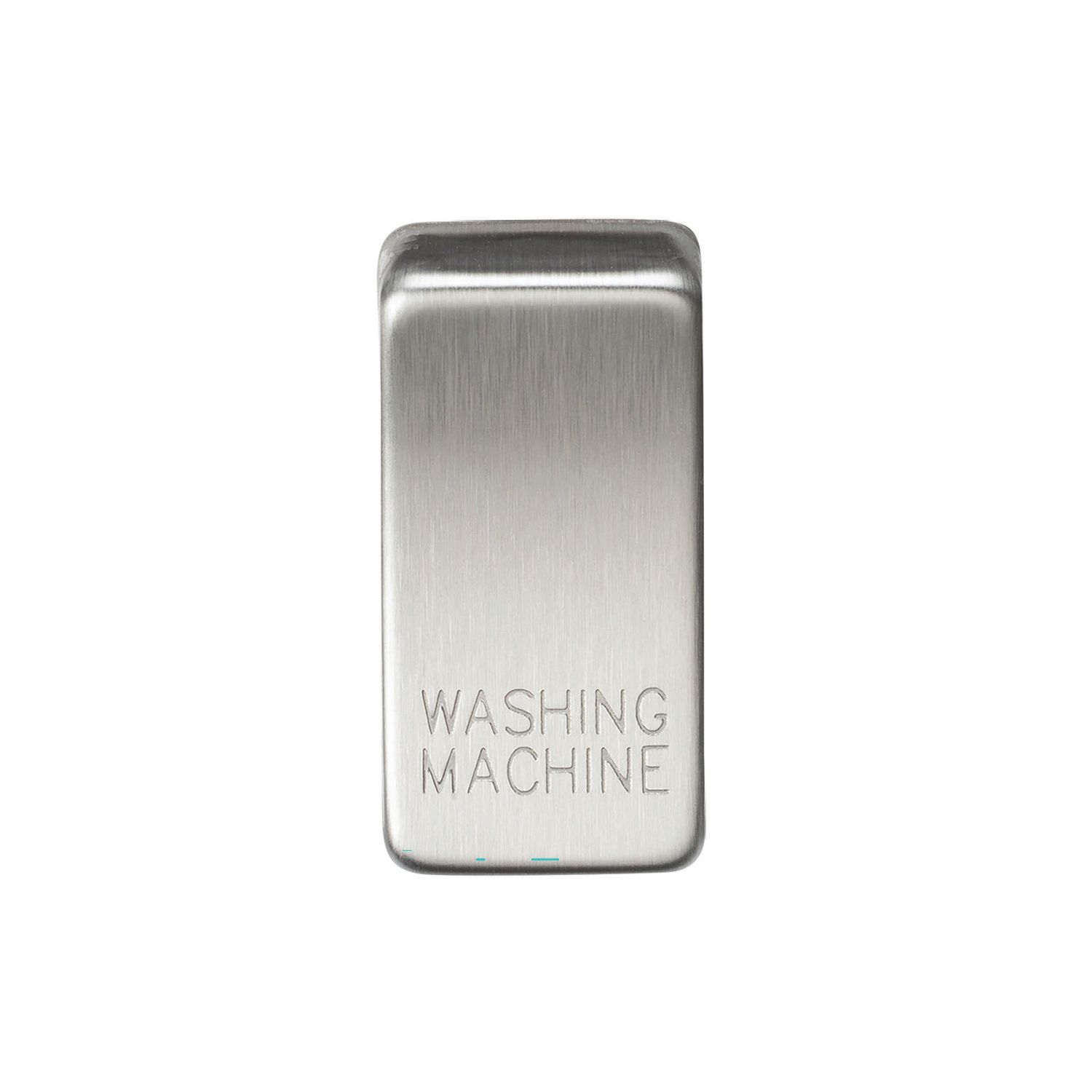 Knightsbridge 'WASHING MACHINE' Switch Cover Brushed Chrome (391CT)