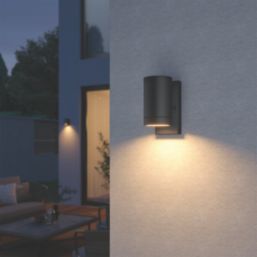 Calex Alba Outdoor Downlight With Photocell Sensor Black