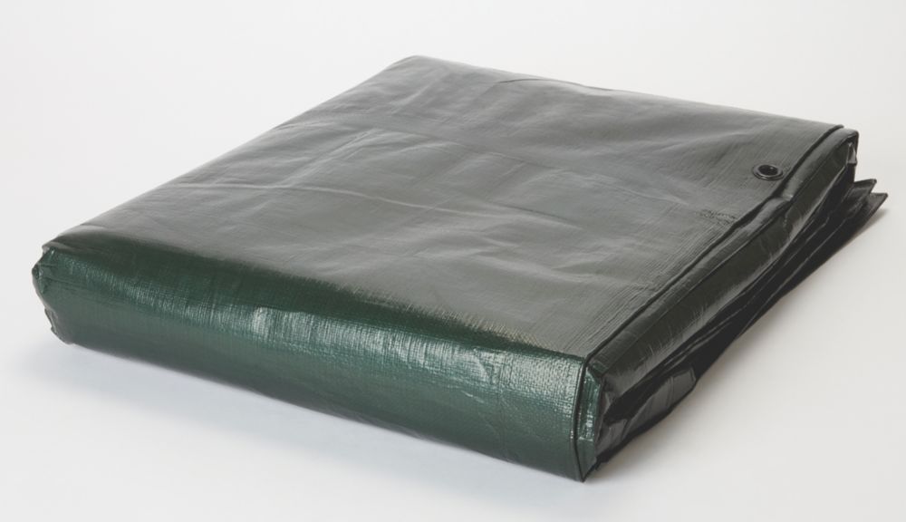 Tarpaulin Sheet Green / Brown 5m x 8m