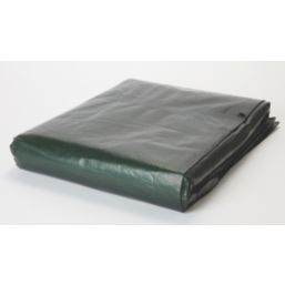 Essentials Tarpaulin Sheet Green/Brown 5m x 8m