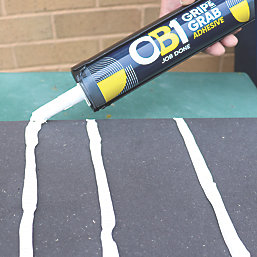 OB1 Grip & Grab Instant Grab Adhesive White 290ml