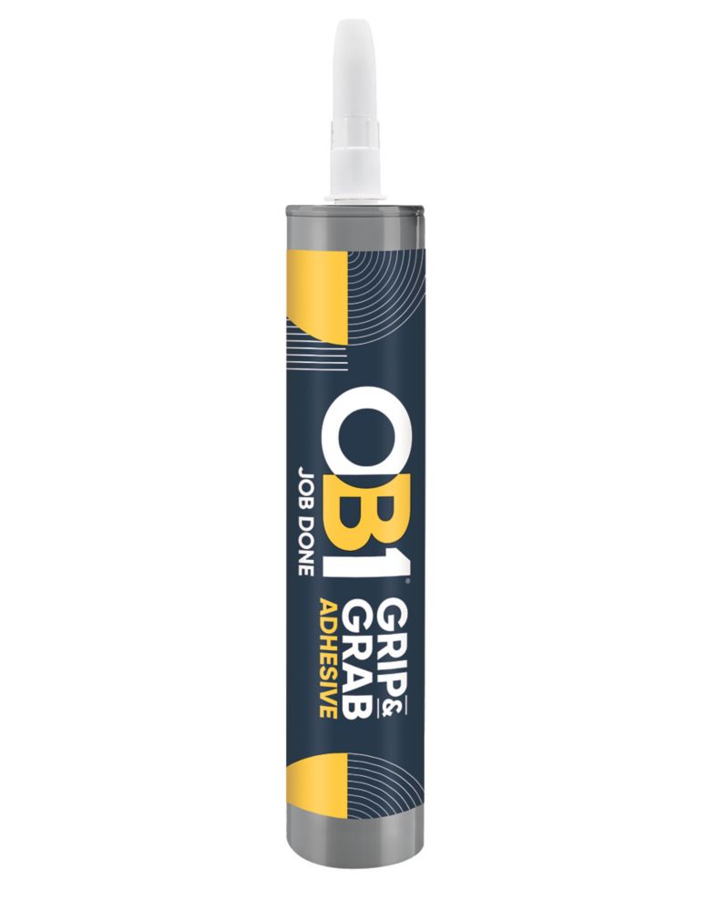 OB1 Grip & Grab Instant Grab Adhesive White 290ml