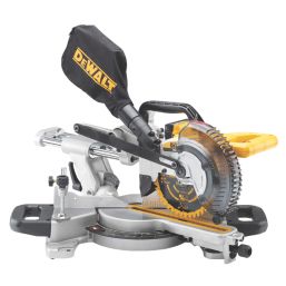 DeWalt DCS365M2-GB 184mm 18V 2 x 4.0Ah Li-Ion XR  Cordless Single-Bevel Sliding Mitre Saw