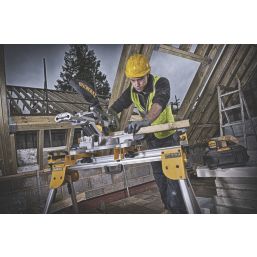 DeWalt DCS365M2-GB 184mm 18V 2 x 4.0Ah Li-Ion XR  Cordless Single-Bevel Sliding Mitre Saw