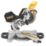 DEWALT DCS365M2-GB 184mm 18V 2 x 4.0Ah Li-Ion XR  Cordless Single-Bevel Sliding Mitre Saw
