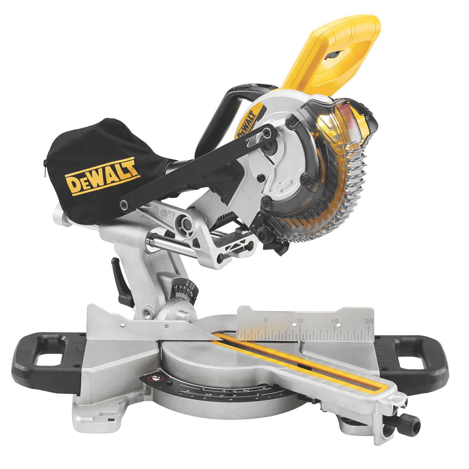 DeWalt DCS365M2-GB 184mm 18V 2 x 4.0Ah Li-Ion XR Cordless Single-Bevel Sliding Mitre Saw (391KJ)