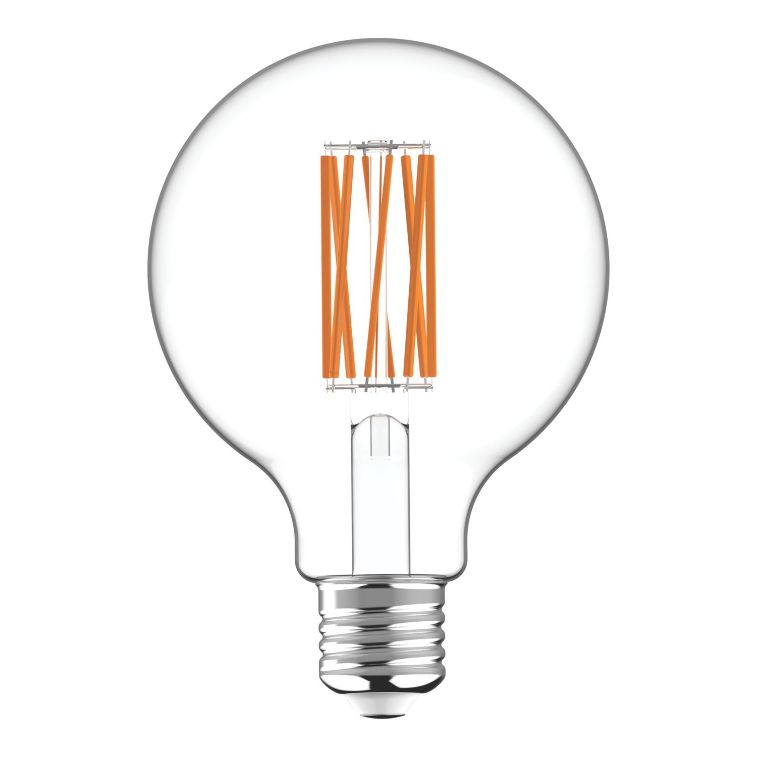 LAP E27 G95 LED Virtual Filament Light Bulb 806lm 3.8W (391PV)