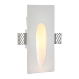 Saxby Allure LED Plaster Wall Light White 1.6W 79lm