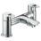 Bristan Capri Chrome 110mm Deck Mounted Lever 2 Tap Holes Bath Mixer Tap
