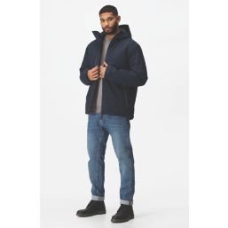 Regatta Navigate 100% Waterproof Jacket Navy/Seal Grey Large Size 41.5" Chest