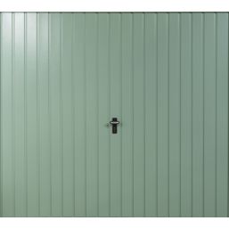 Gliderol Vertical 7' x 6' 6" Non-Insulated Framed Steel Up & Over Garage Door Chartwell Green