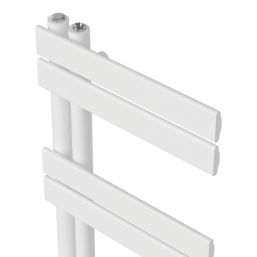 Flomasta 700mm x 400mm 853BTU White Flat Electric Towel Radiator