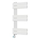 Flomasta 700mm x 400mm 853BTU White Flat Electric Towel Radiator