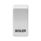 Knightsbridge 'BOILER' Switch Cover White