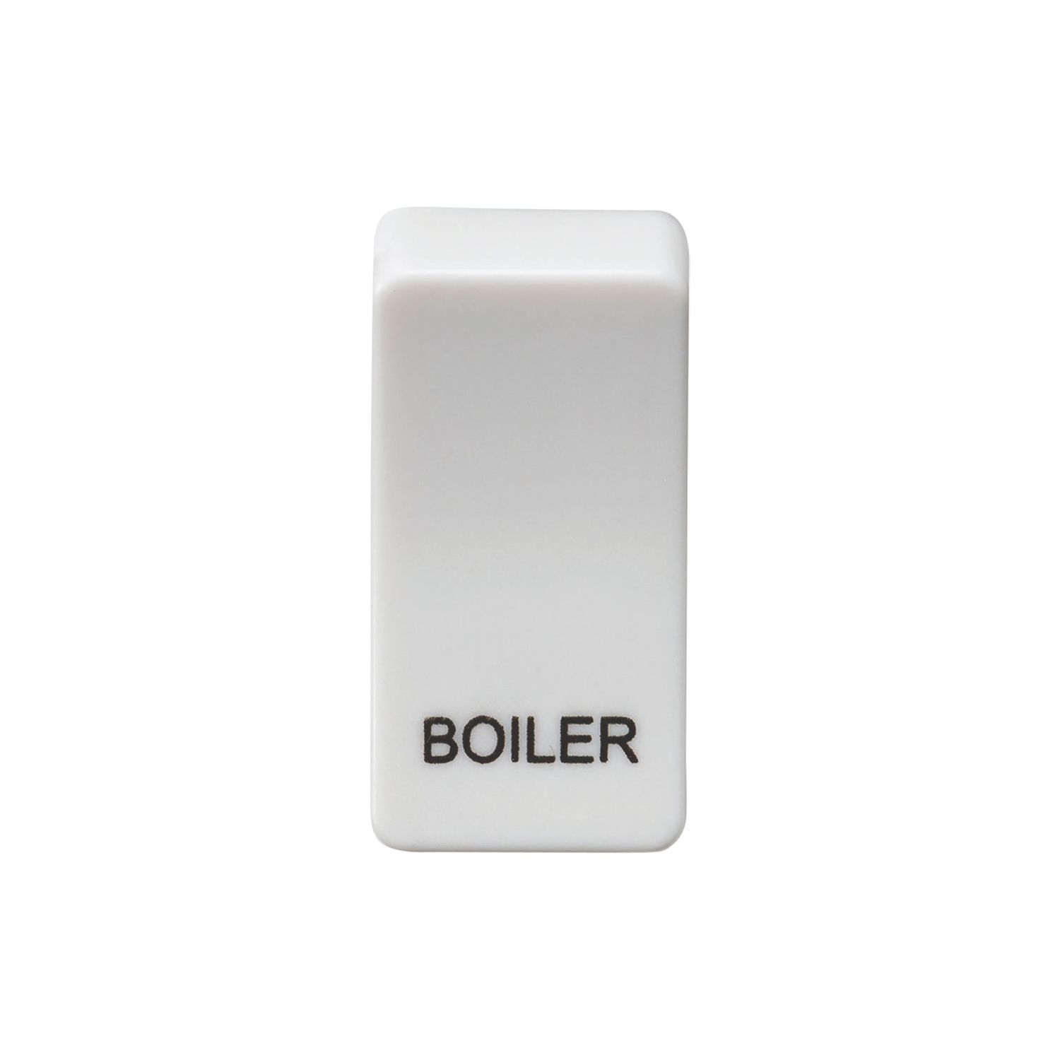 Knightsbridge 'BOILER' Switch Cover White (392CR)