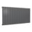 Reina Casina Single 600mm x 1230mm 3193BTU Anthracite Horizontal Designer Radiator