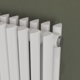 Ximax Aurora Duplex 600mm x 960mm 4642BTU White Horizontal Designer Radiator