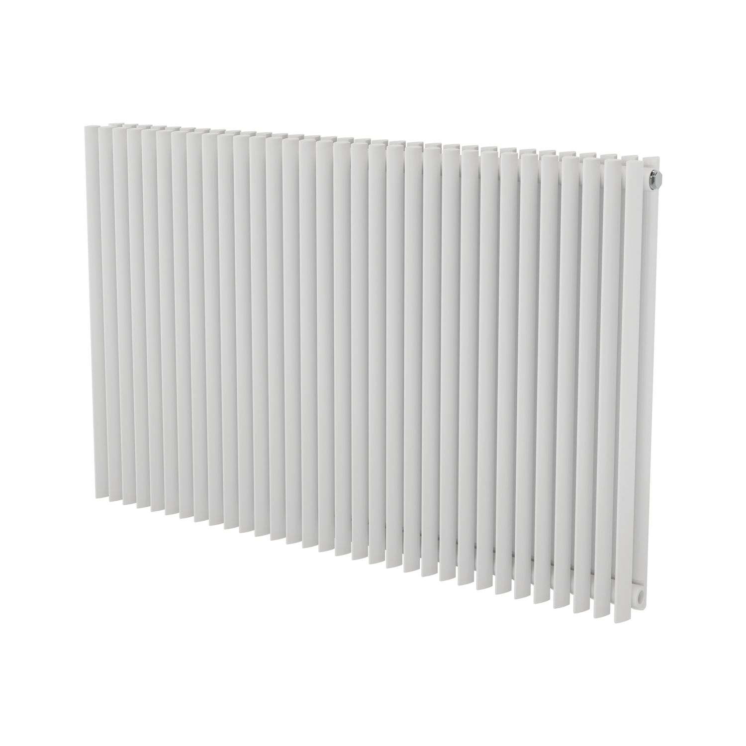 Ximax Aurora Duplex 600mm x 960mm 4642BTU White Horizontal Designer Radiator (392GL)