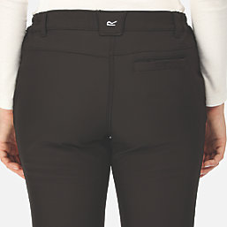 Regatta Fenton Womens Softshell Trousers Black Size 20 31" L