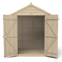 Forest  7' x 5' (Nominal) Apex Overlap Timber Shed with Assembly